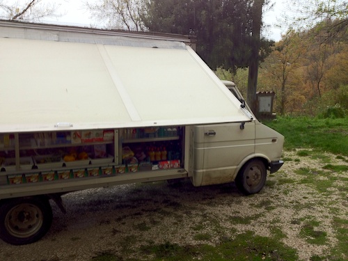 the supermarket truck