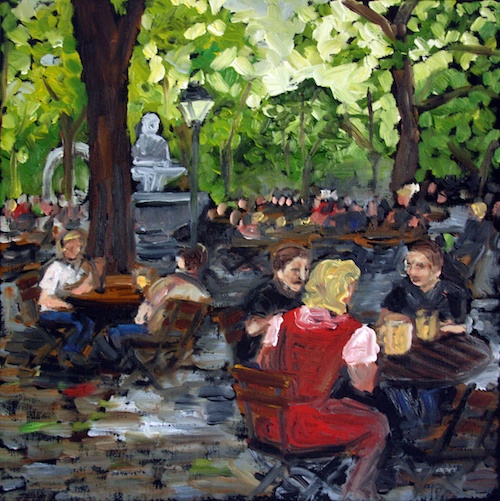 Biergarten alla prima study