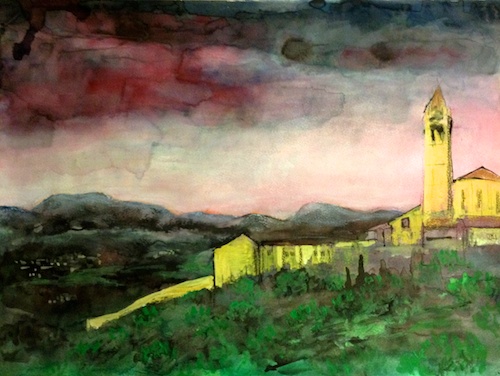 Work in progress - Assisi view