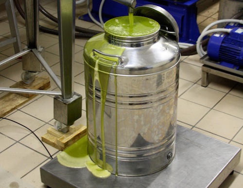overflowing olive oil