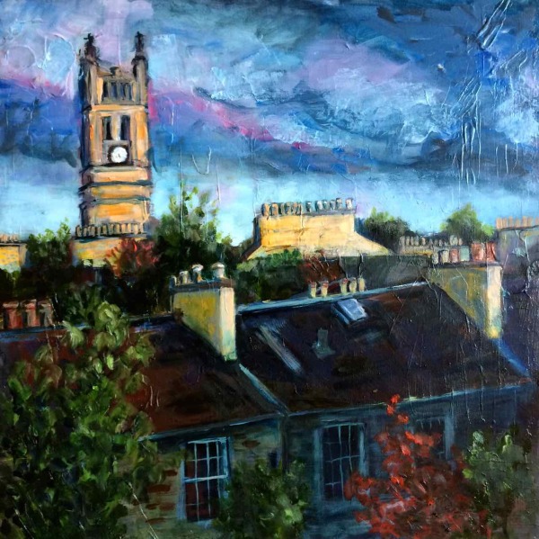 Stockbridge Rooftops by Julie Galante