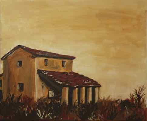 Tuscan farmhouse yellow