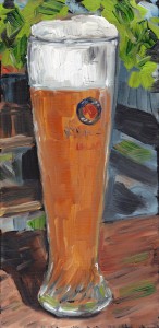 Portrait of a Weissbier original oil painting