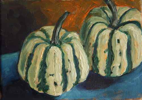 Dumpling squash painting