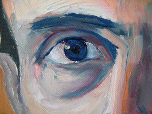 Detail, portrait by Julie Galante